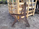 Durable Outdoor Garden Cast Iron Bench Berakhir Sandaran Tangan Untuk Taman Umum