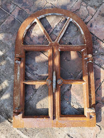 OEM Antique Eropa Swing Open Cast Iron Windows H57.5xW38CM