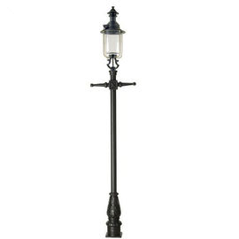 Outdoor / Indoor Eropa Antique Cast Iron Lamp Post Single - Lengan