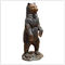 Klasik Besi Cor Ornamen Taman / Logam Luar Beruang Patung