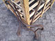 Custom Luar Tempa Besi Cor Bench Berakhir / Cast Iron Garden Furniture