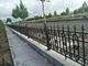 Galvanized Cast Iron Fence Panels Powder Coated Pengobatan Permukaan Pagar Logam Dekoratif