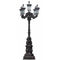 Twin Head Sand Cast Iron Lamp Posting Decorative Street Lamp Post Pole